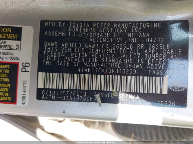 Toyota Camry Le
