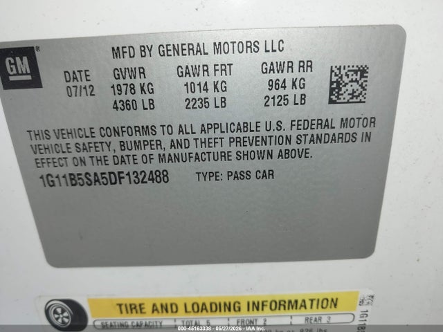 Chevrolet Malibu 1ls