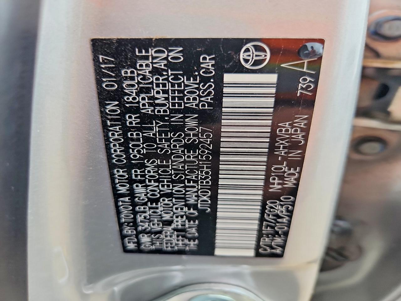 Toyota Prius Two