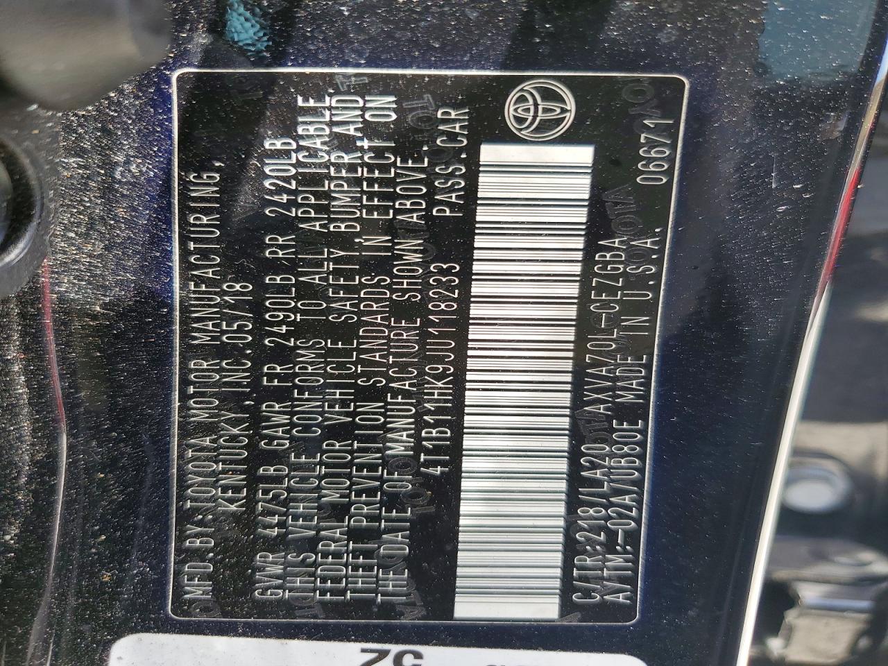Toyota Camry Xle