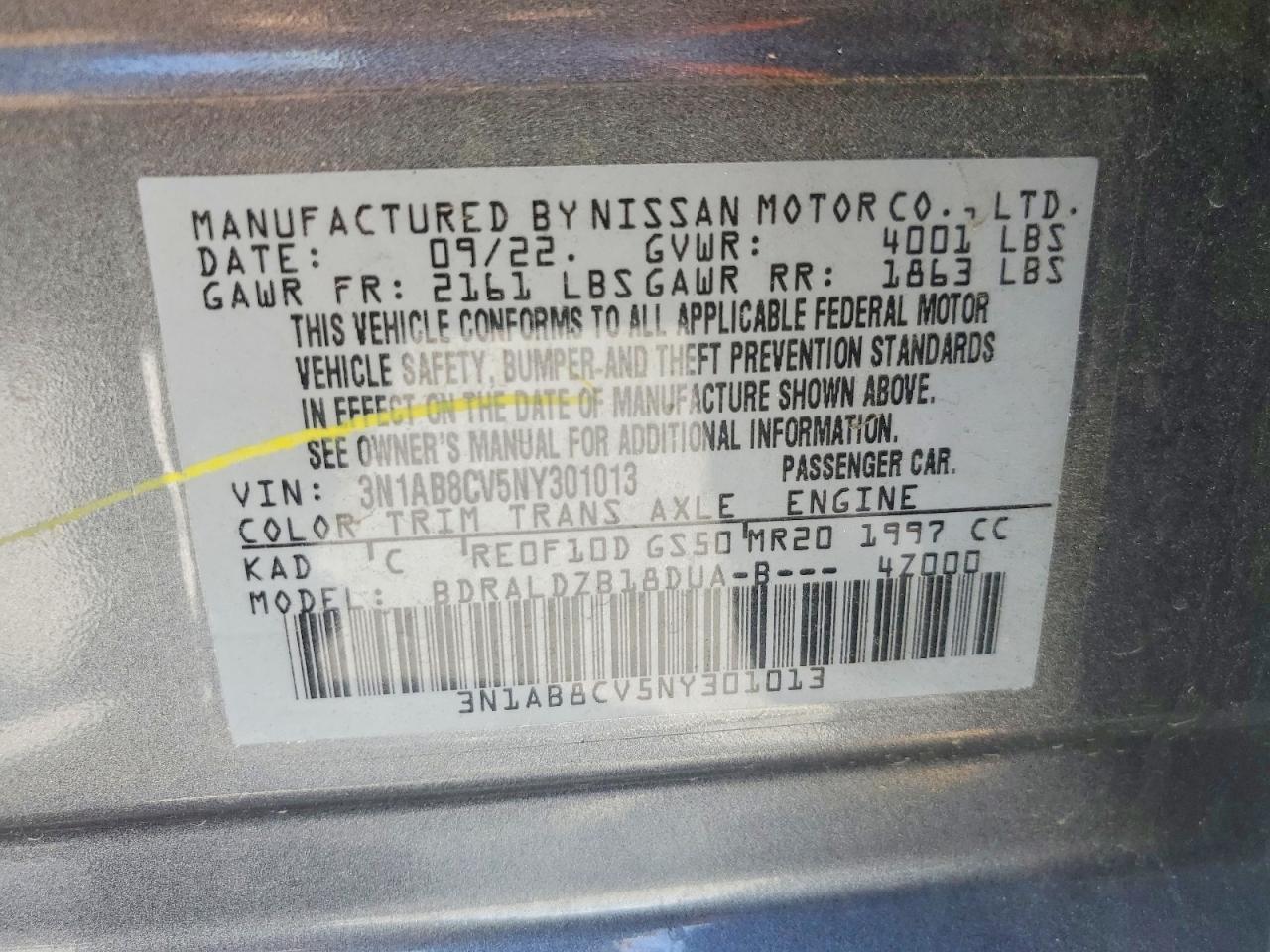 Nissan Sentra Sv