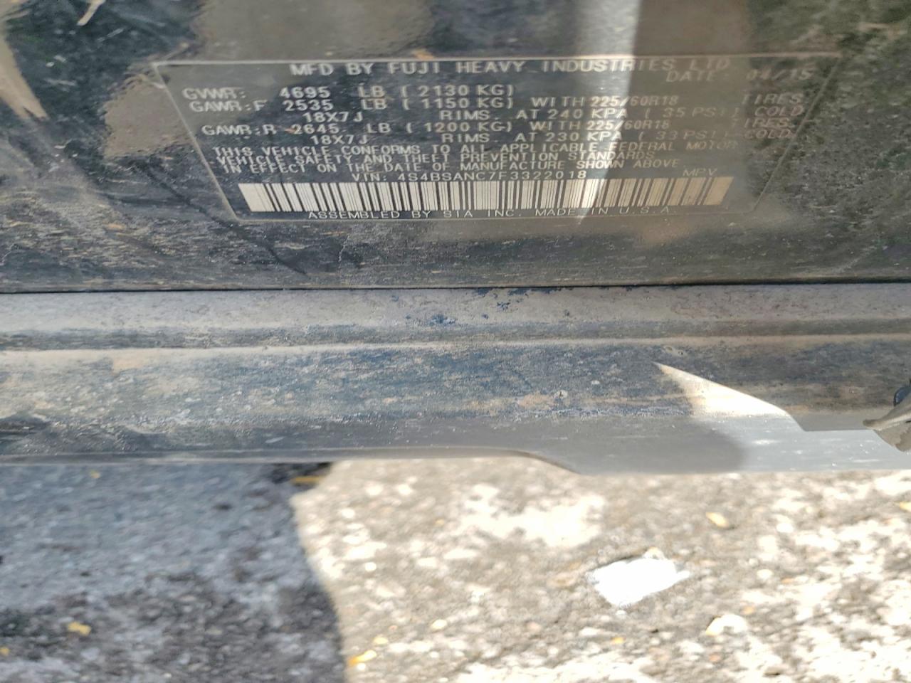 Subaru Outback 2.5i Limited