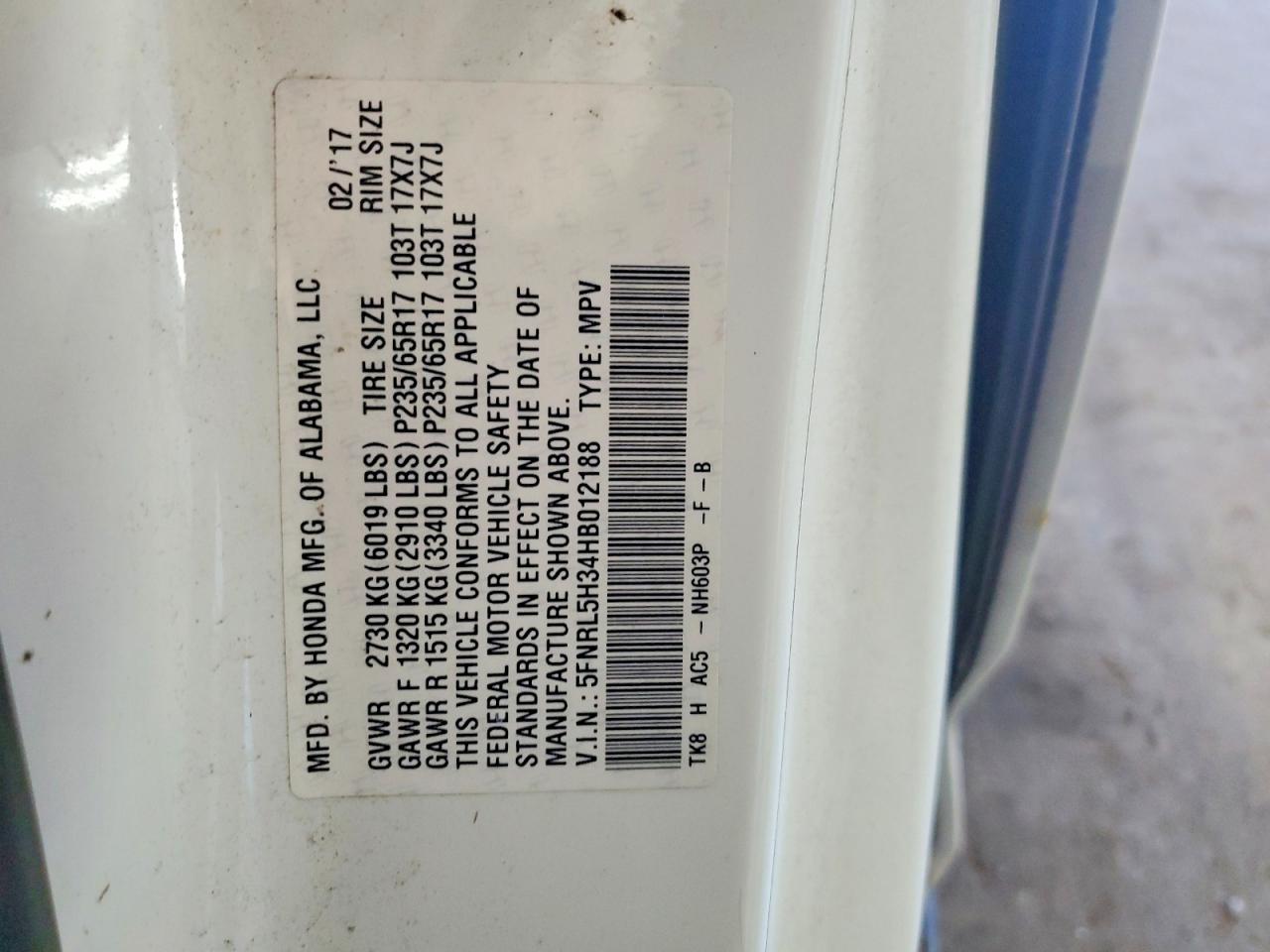 Honda Odyssey Se