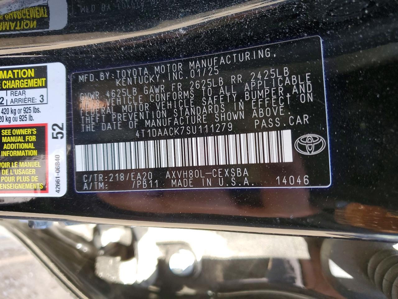 Toyota Camry Se