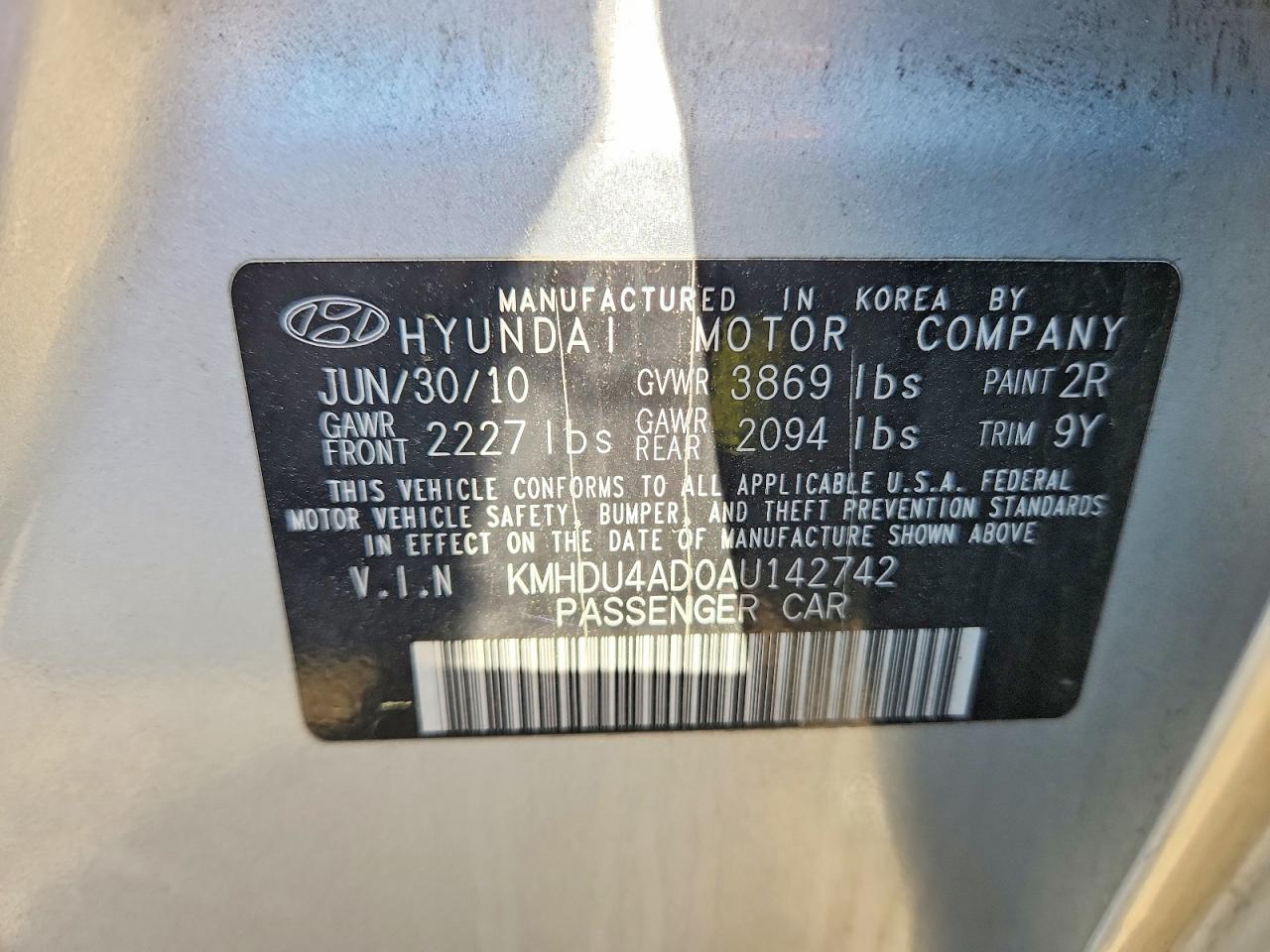 Hyundai ELANTRA Gls
