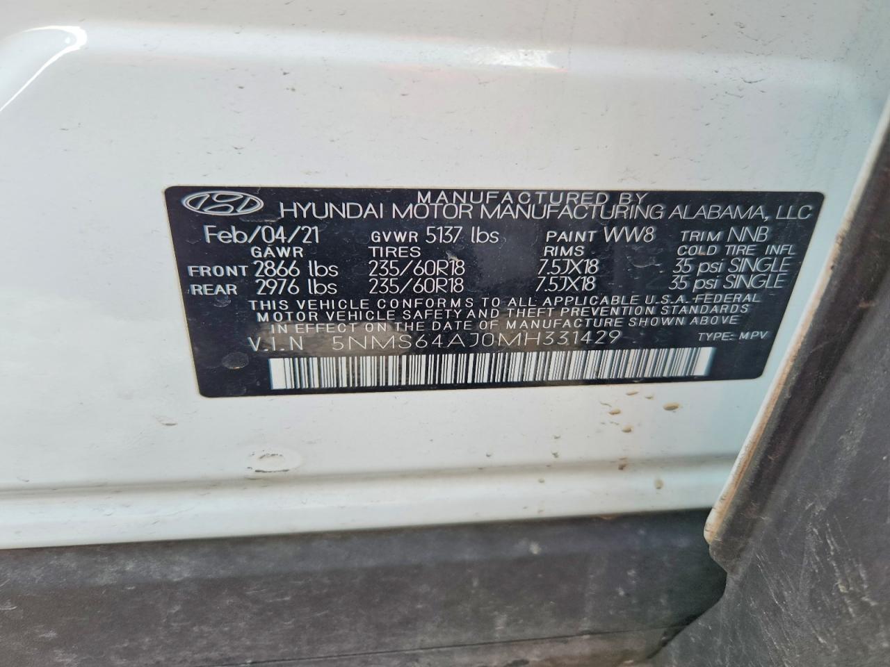 Hyundai SANTA FE Sel