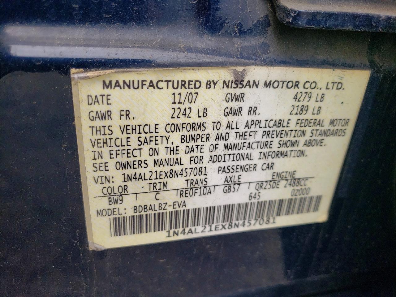 Nissan Altima 2.5