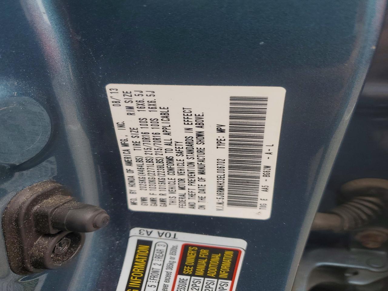 Honda Crv Lx