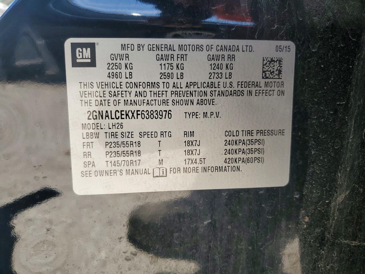 Chevrolet Equinox Lt