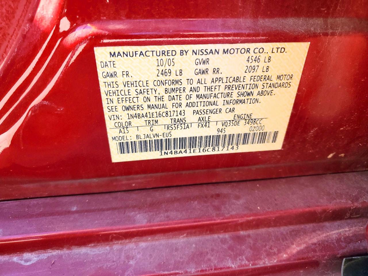 Nissan Maxima Se