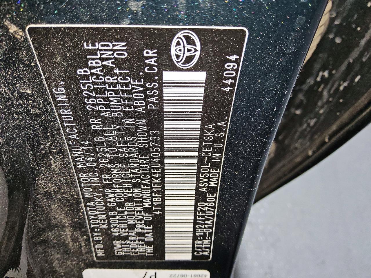 Toyota Camry Se