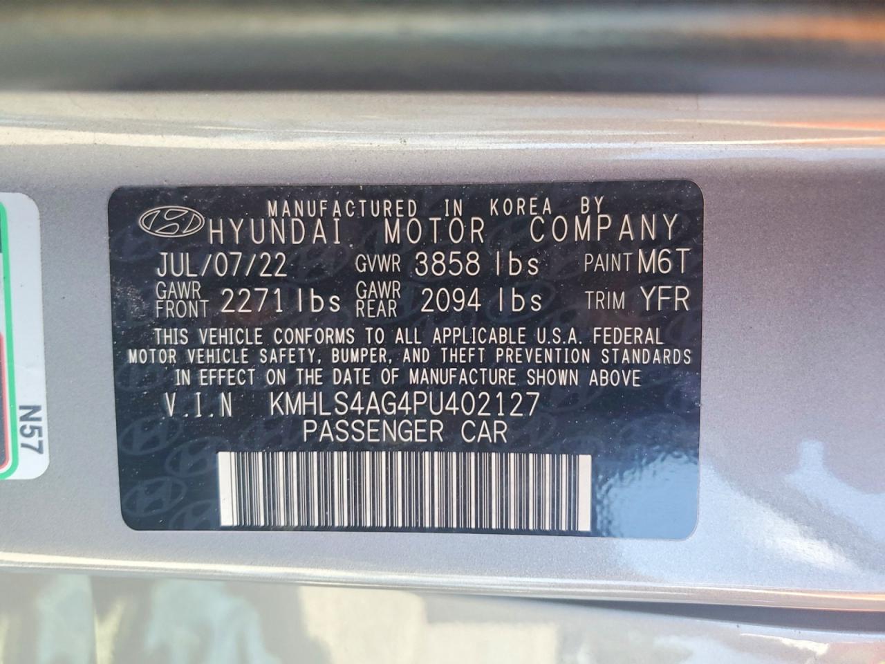 Hyundai ELANTRA Sel