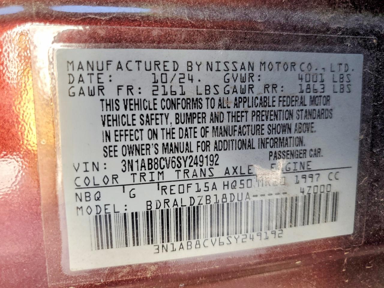 Nissan Sentra Sv