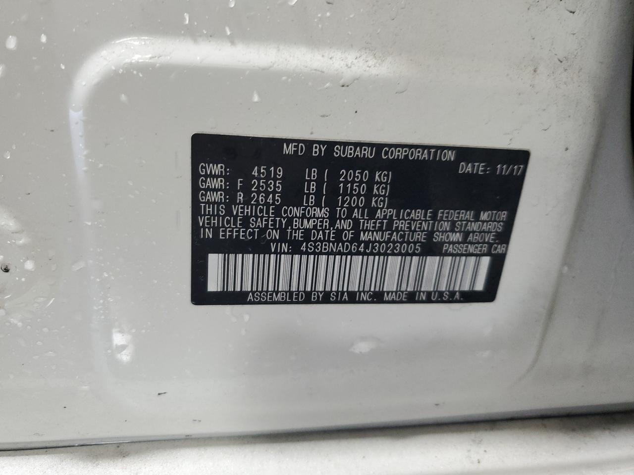 Subaru Legacy 2.5i Premium