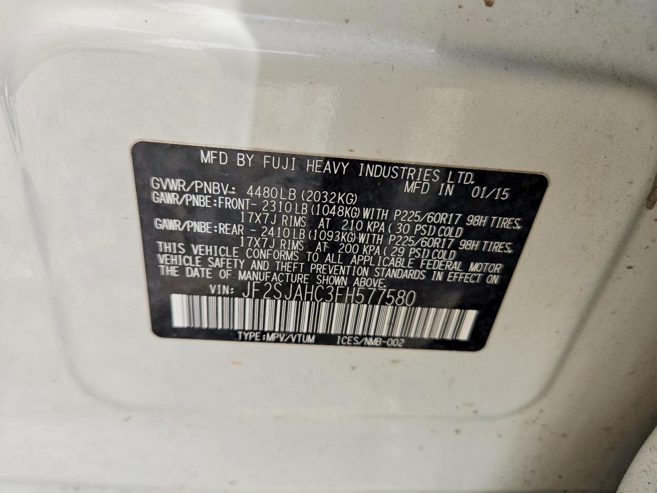 Subaru Forester 2.5i Limited