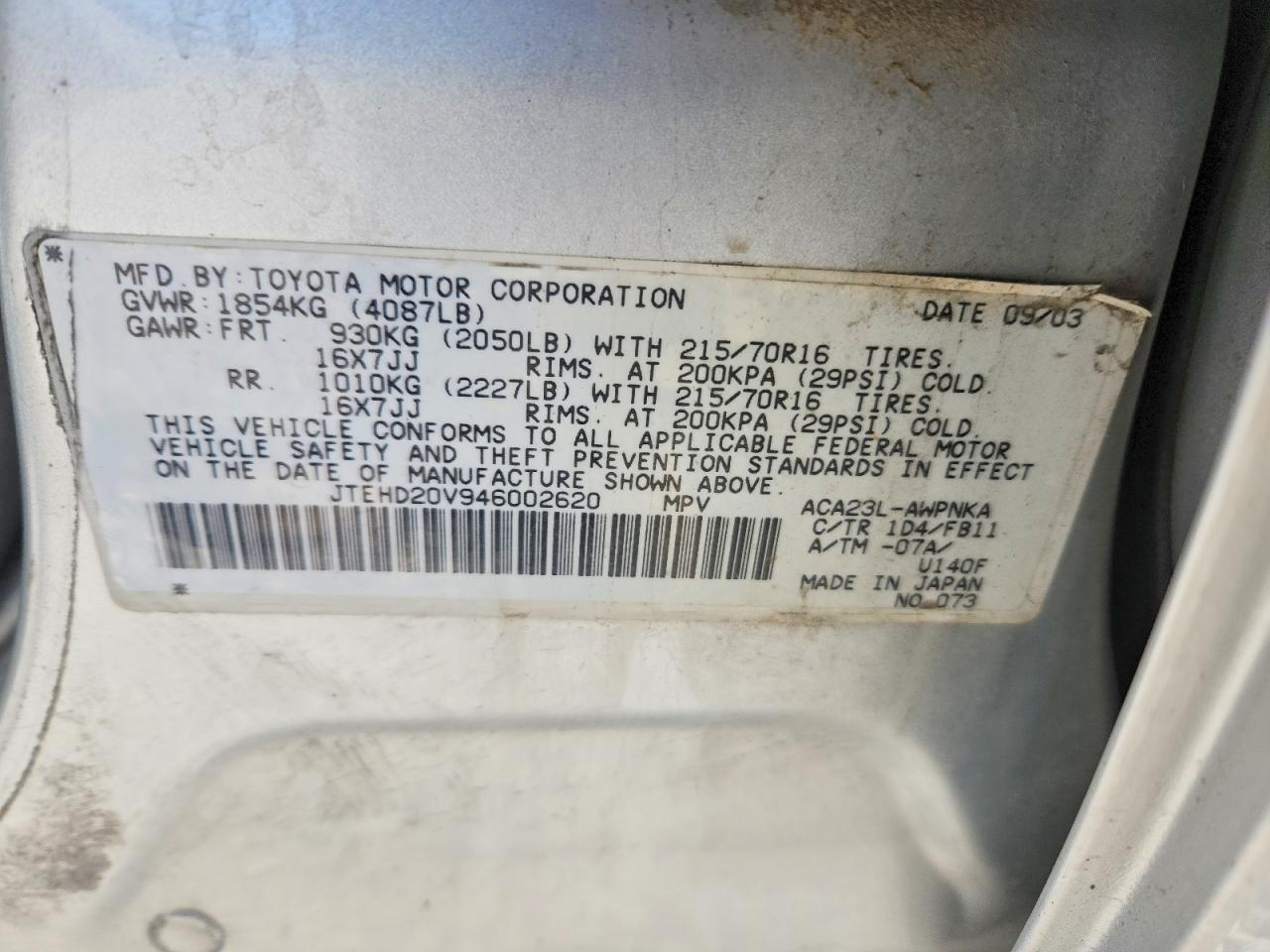 Toyota RAV4 Base
