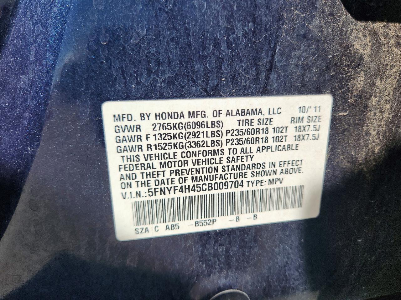 Honda Pilot Ex