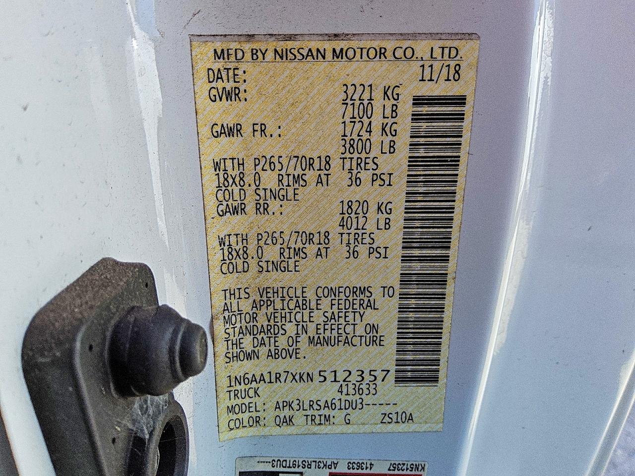 Nissan Titan S