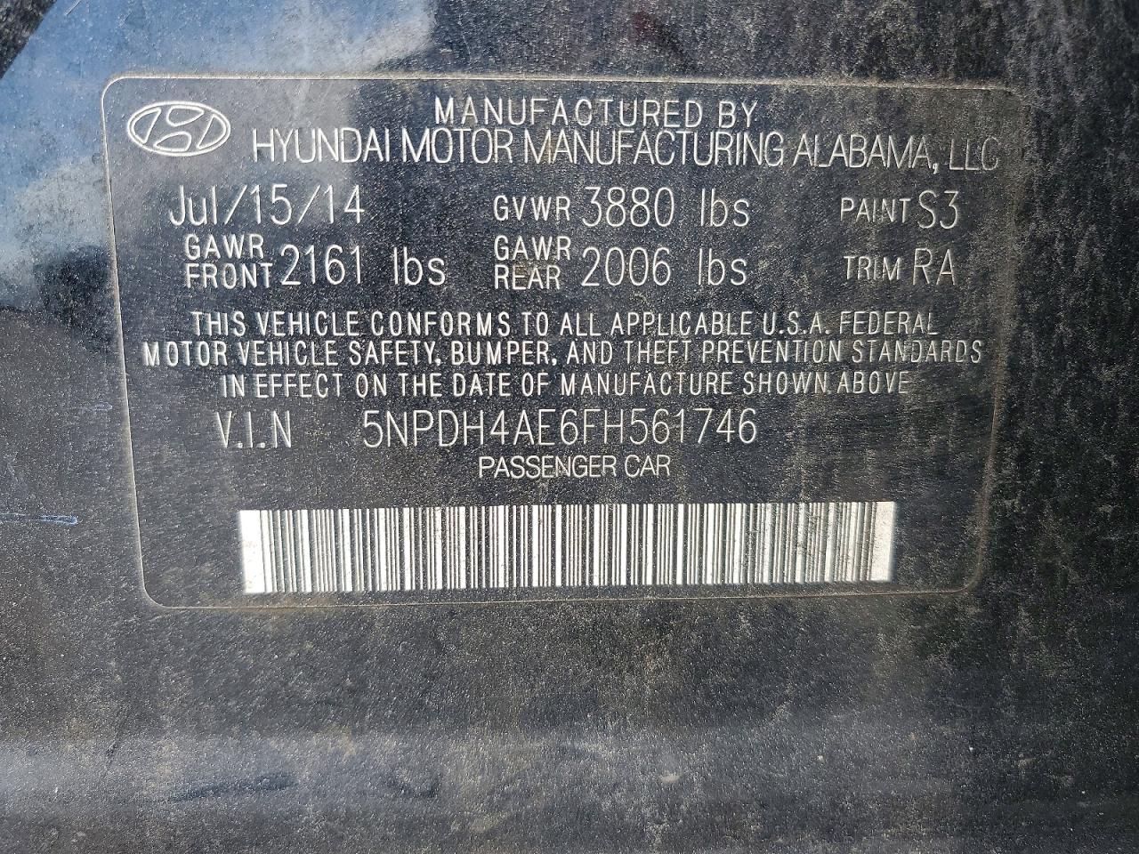 Hyundai ELANTRA Se
