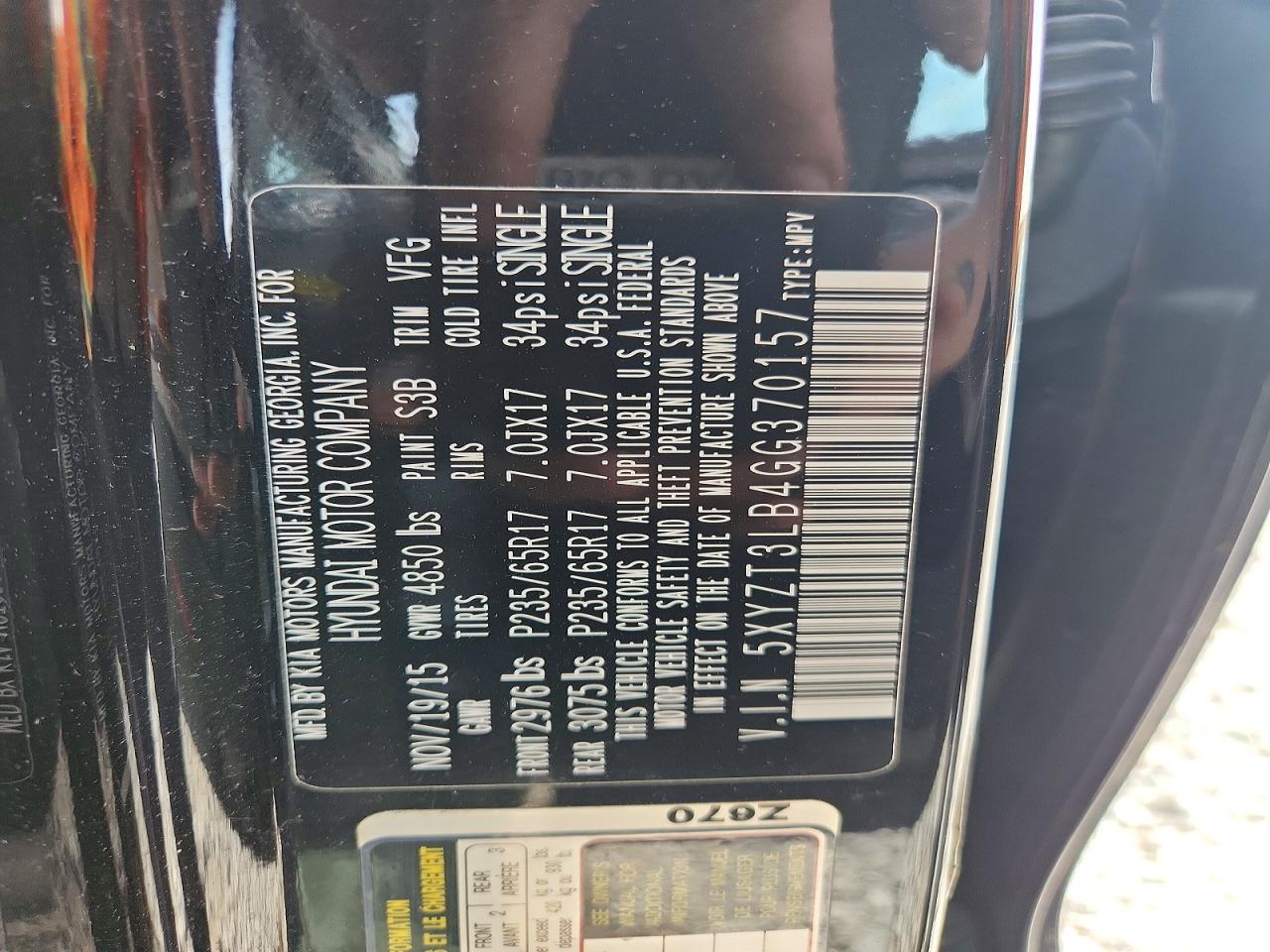 Hyundai SANTA FE 2.4l