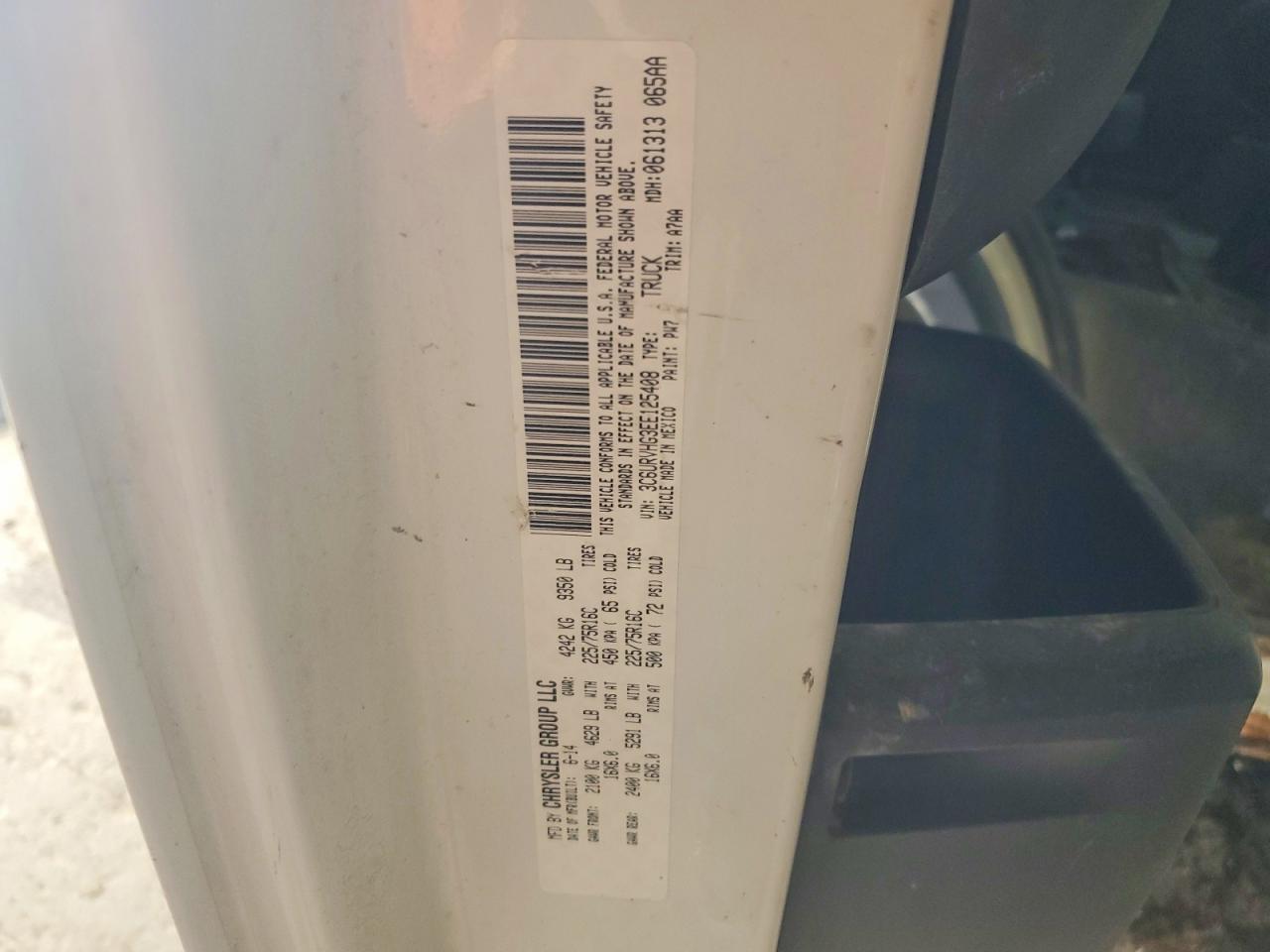 Ram Promaster 3500 High