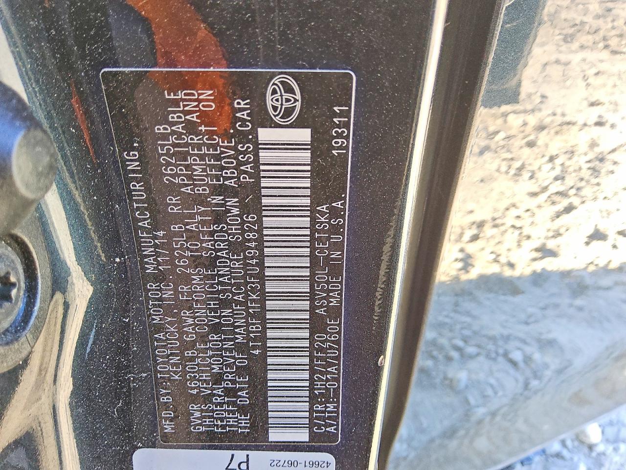 Toyota Camry Se