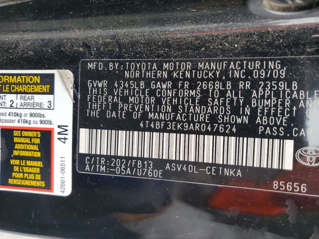 Toyota Camry Le