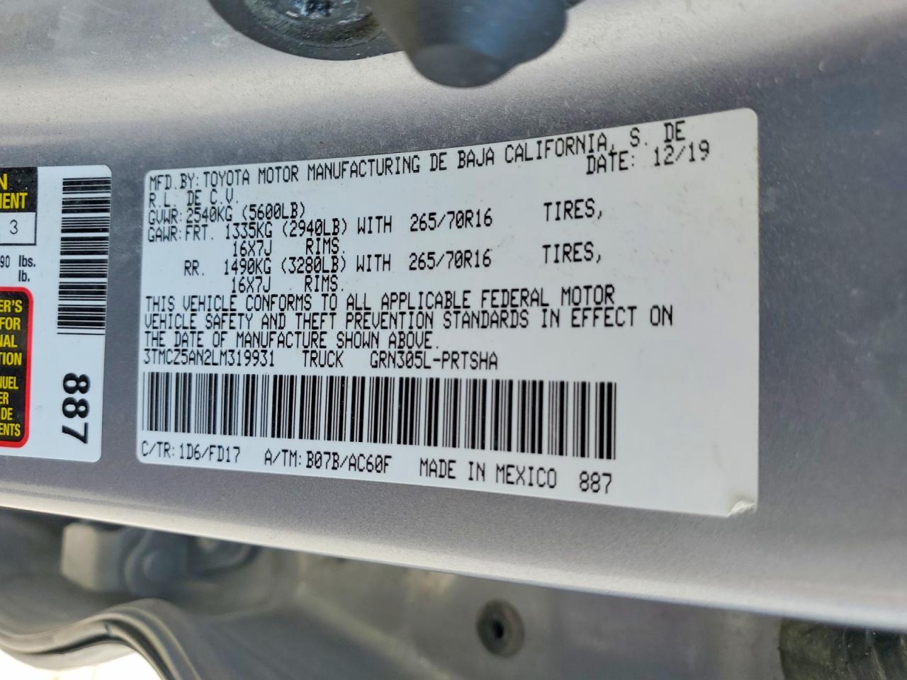 Toyota Tacoma Trd Off-road
