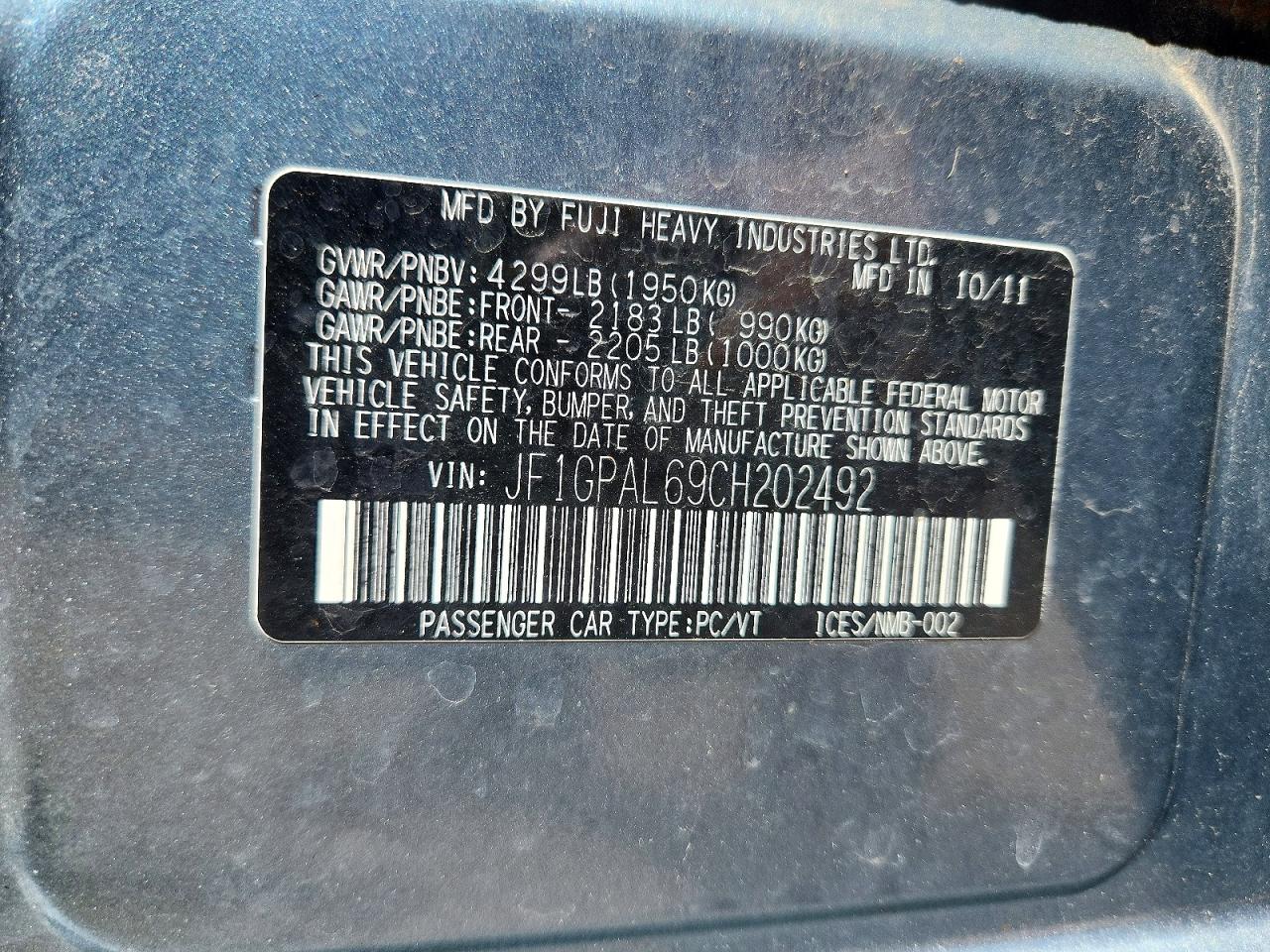 Subaru Impreza Sport Premium