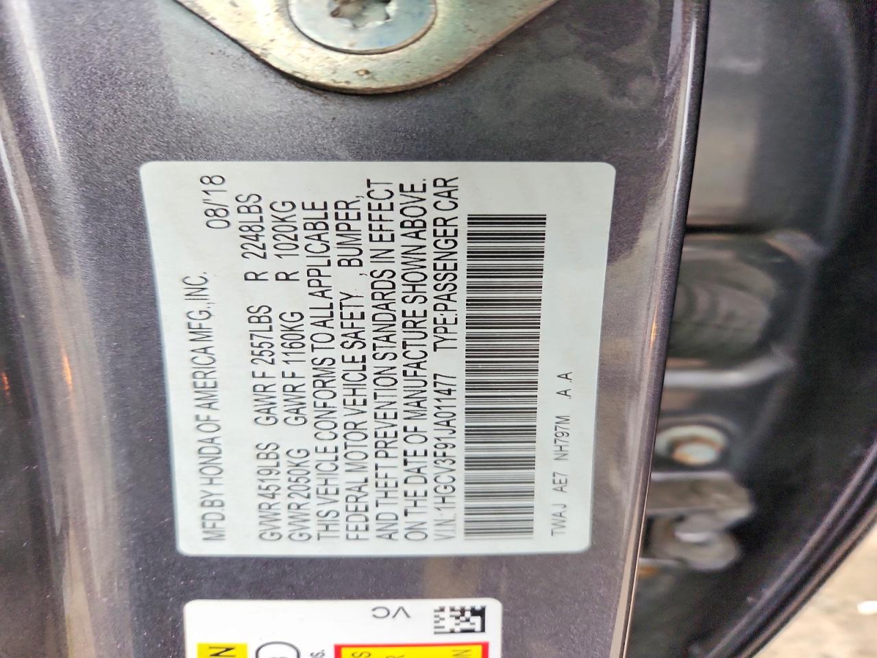 Honda Accord Touring Hybrid
