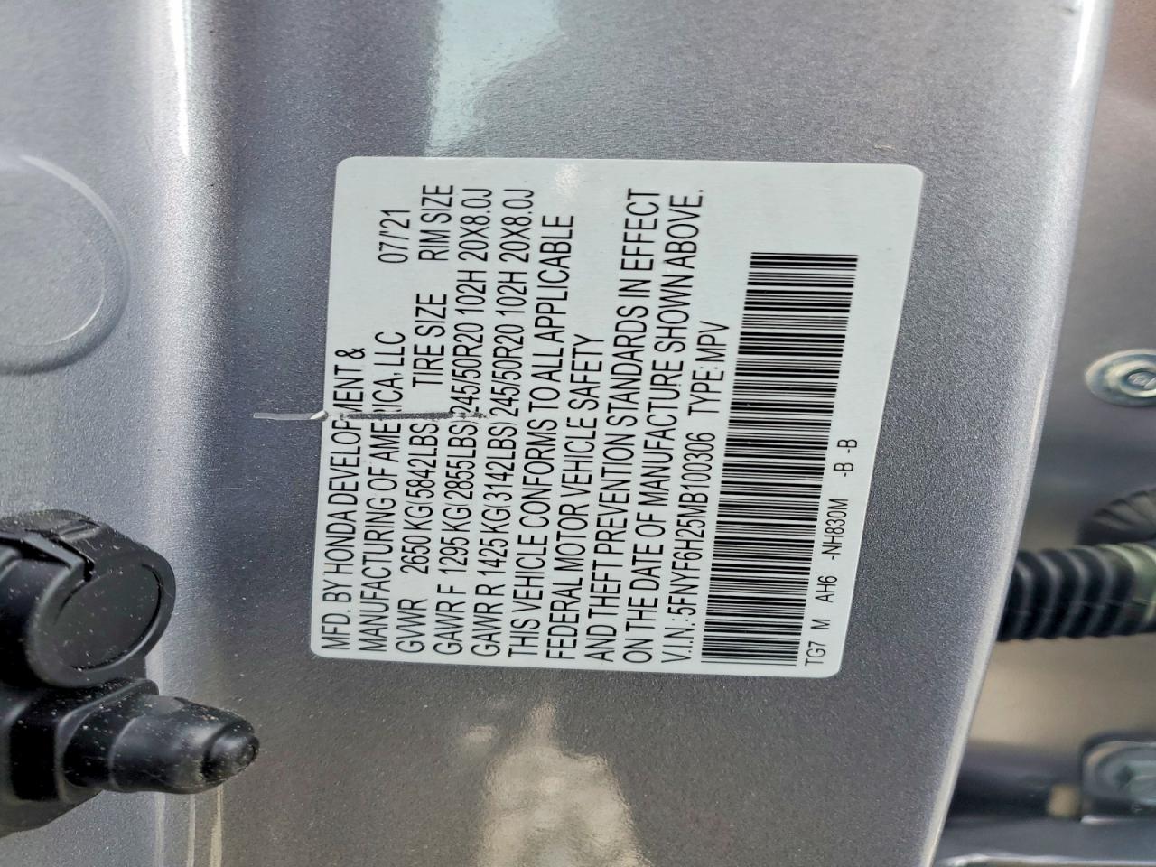 Honda Pilot Se
