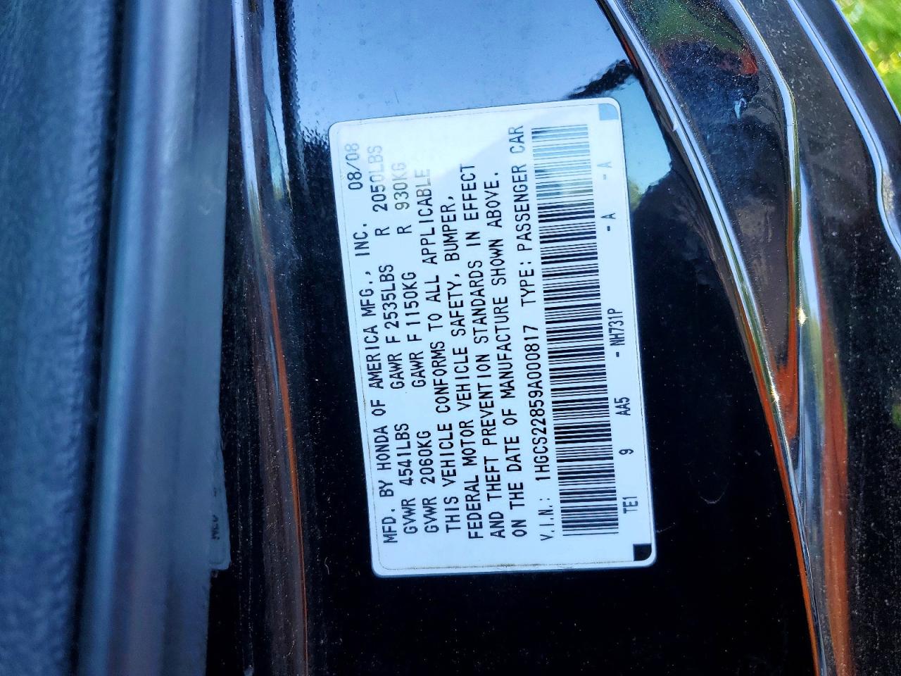 Honda Accord Exl