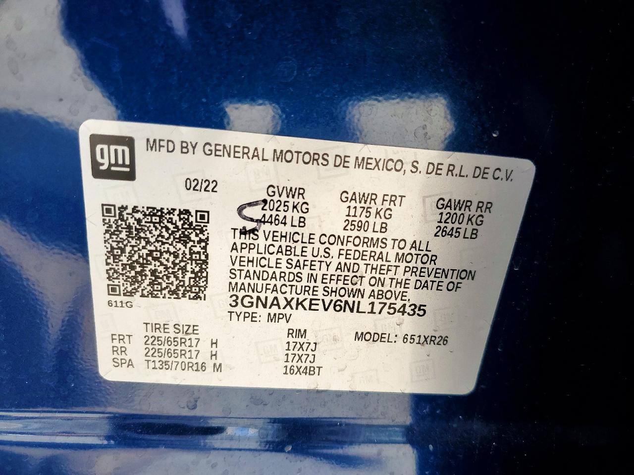 Chevrolet Equinox Lt