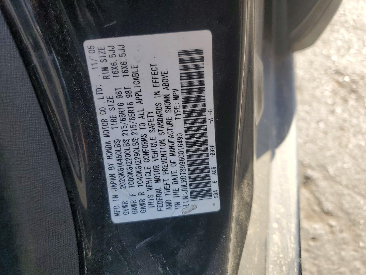 Honda Crv Se