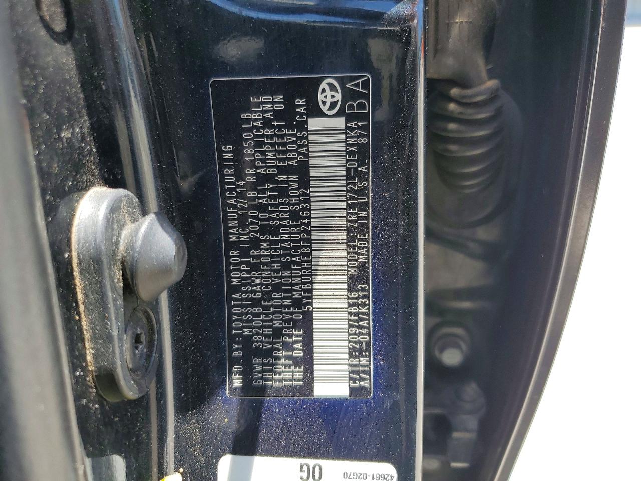Toyota Corolla Le