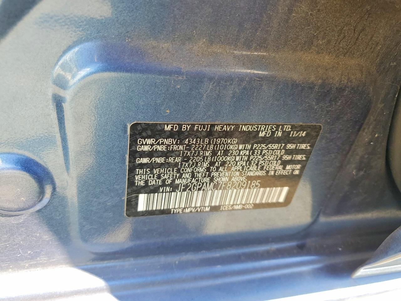 Subaru Xv 2.0 Limited