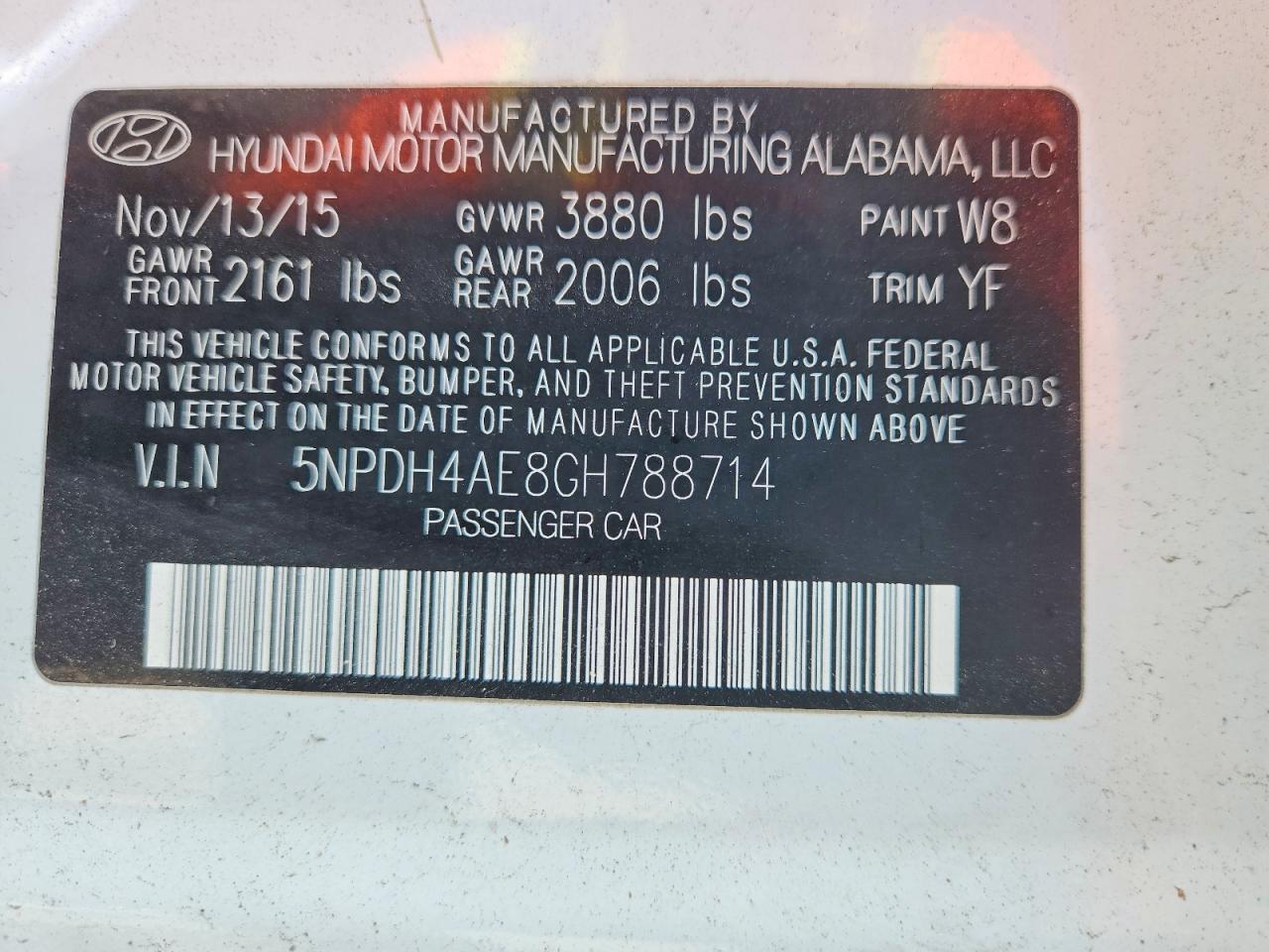 Hyundai ELANTRA Value Edition