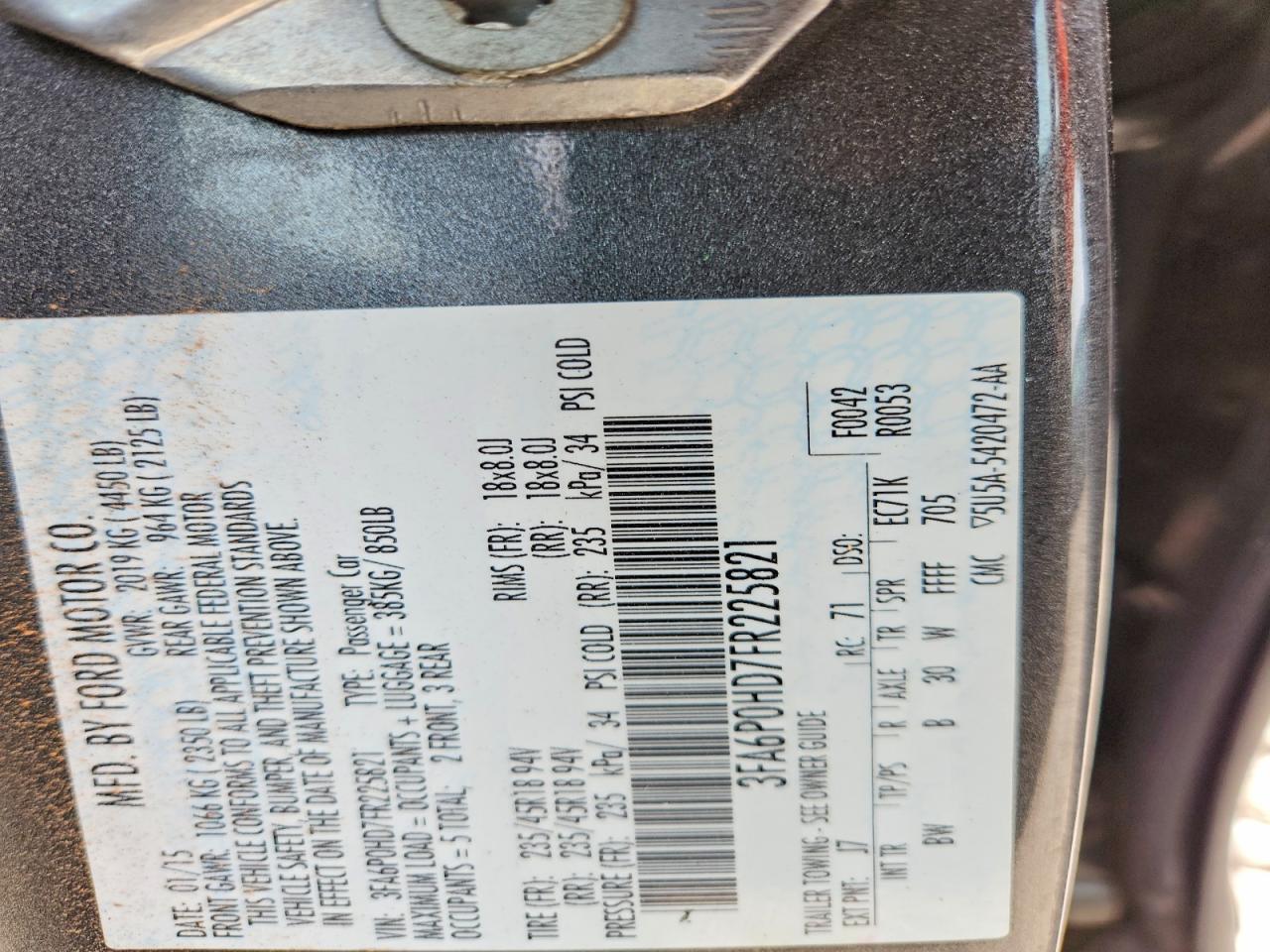 Ford Fusion Se