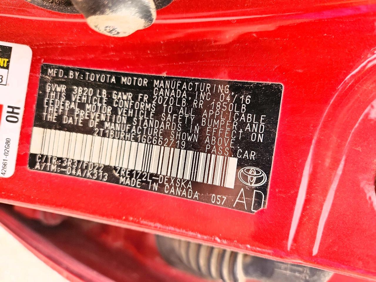 Toyota Corolla S Plus