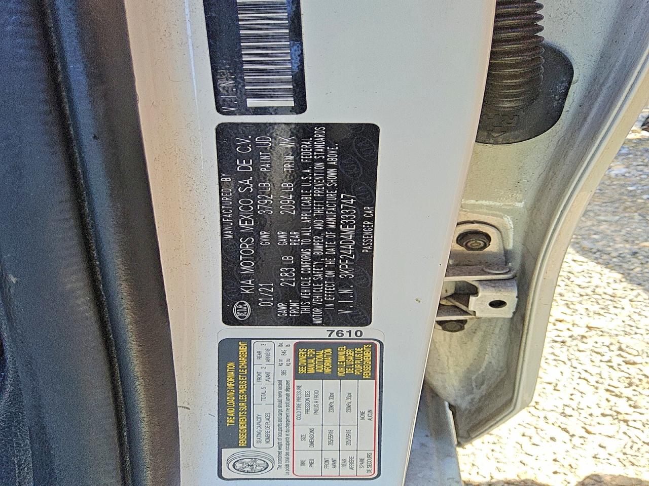 Kia Forte Lxs