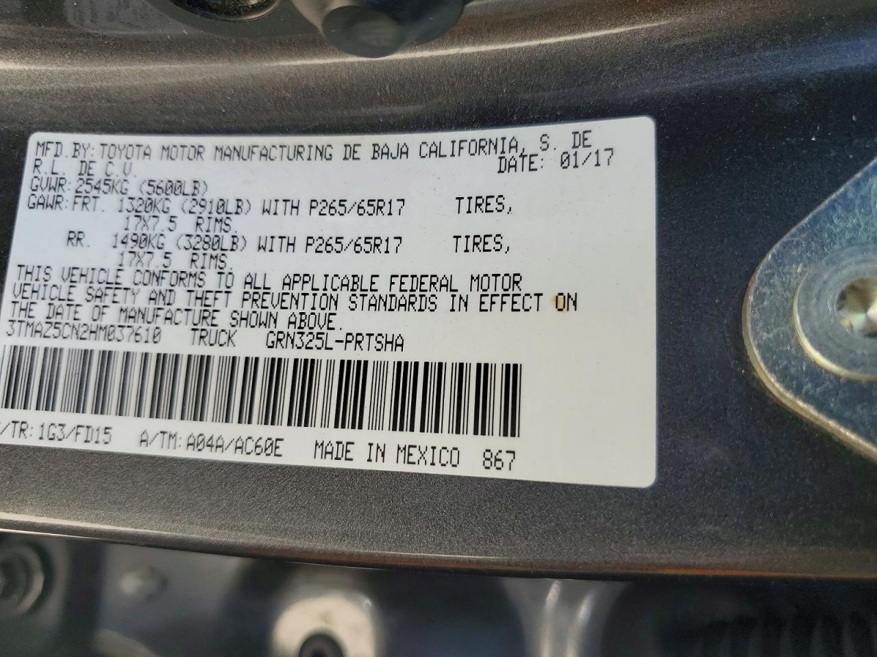 Toyota Tacoma Trd Sport