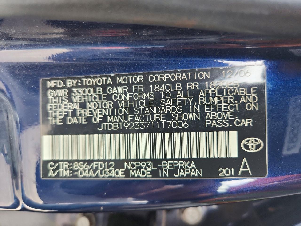 Toyota Yaris Base