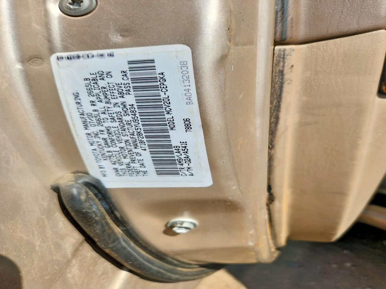 Toyota Camry Xle V6