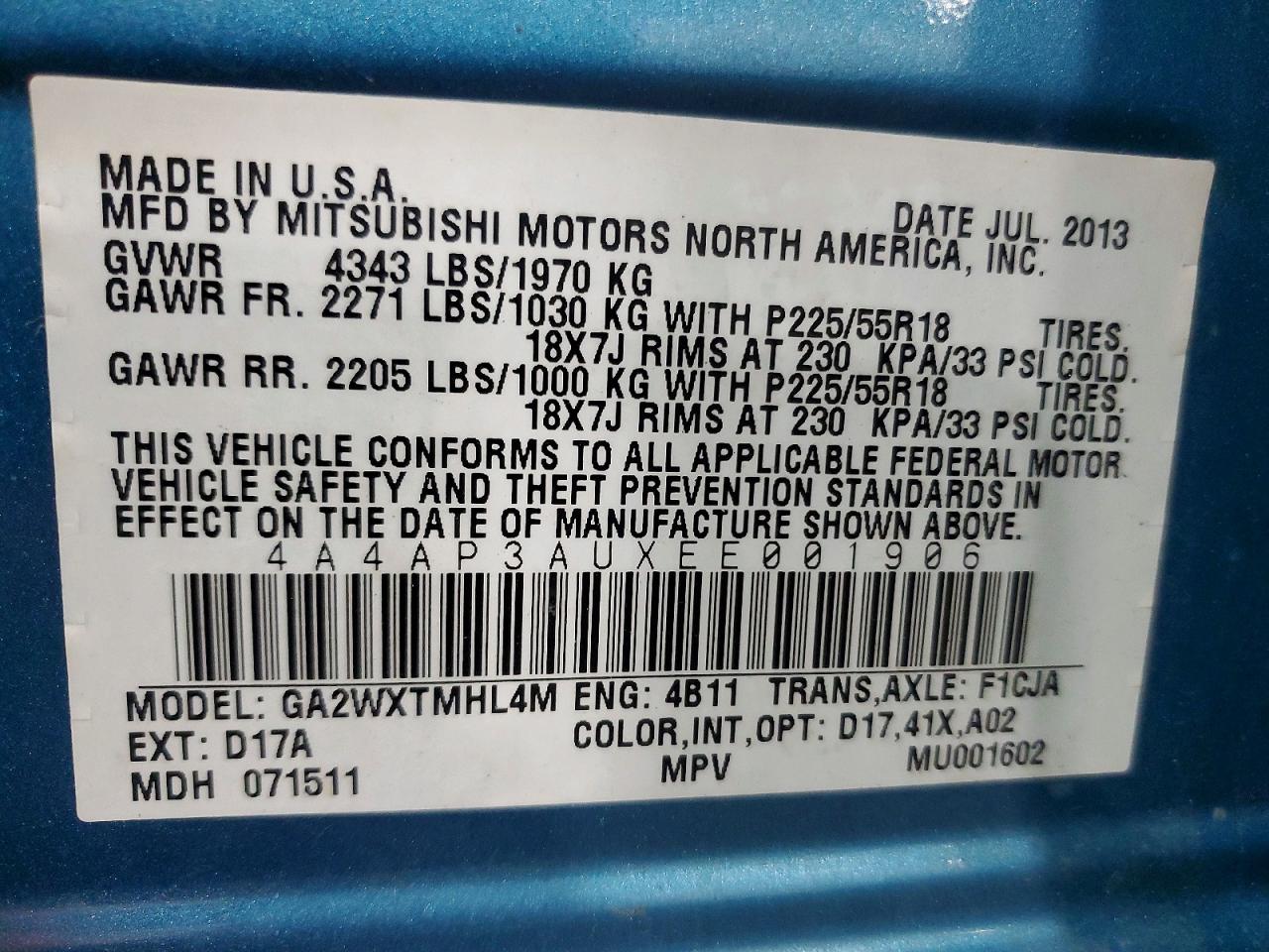 Mitsubishi Outlander Es