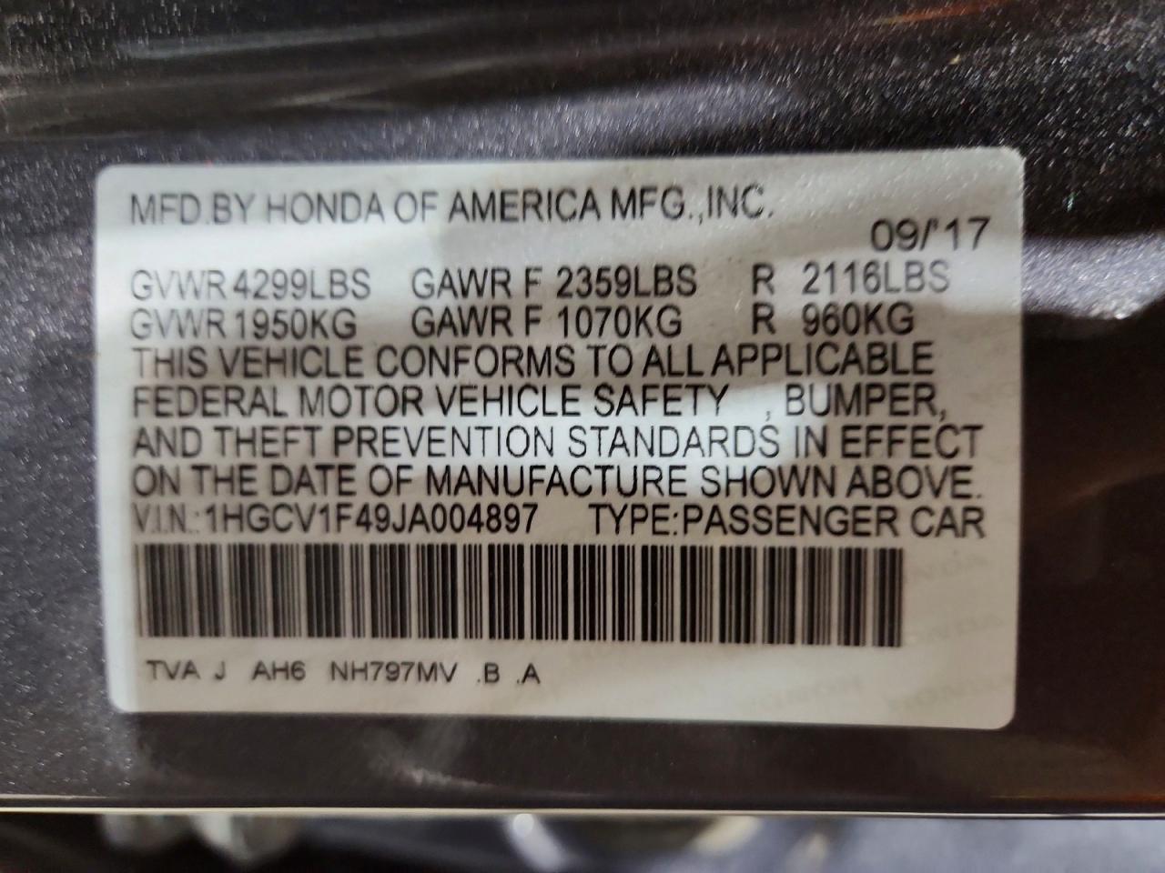 Honda Accord Ex