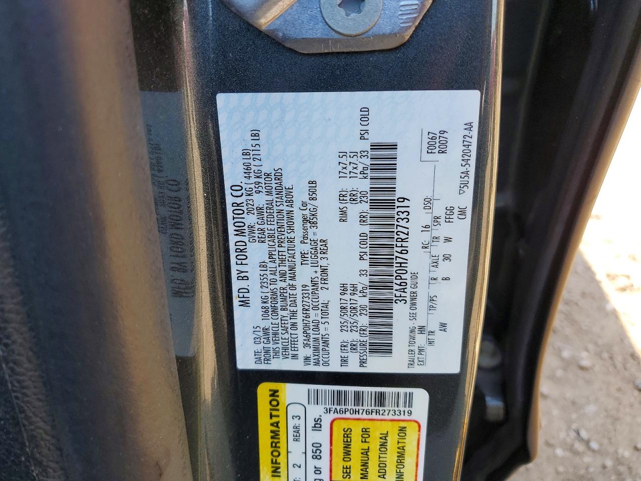Ford Fusion Se