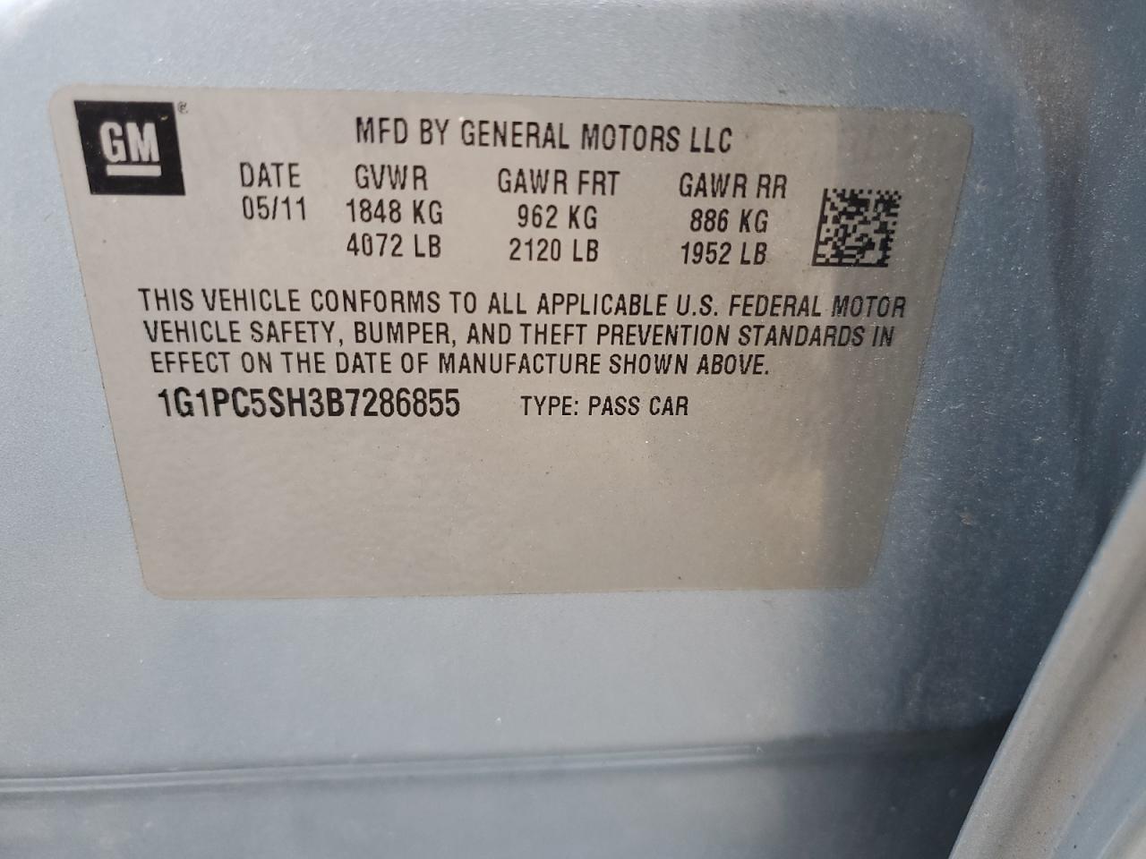 Chevrolet Cruze Ls