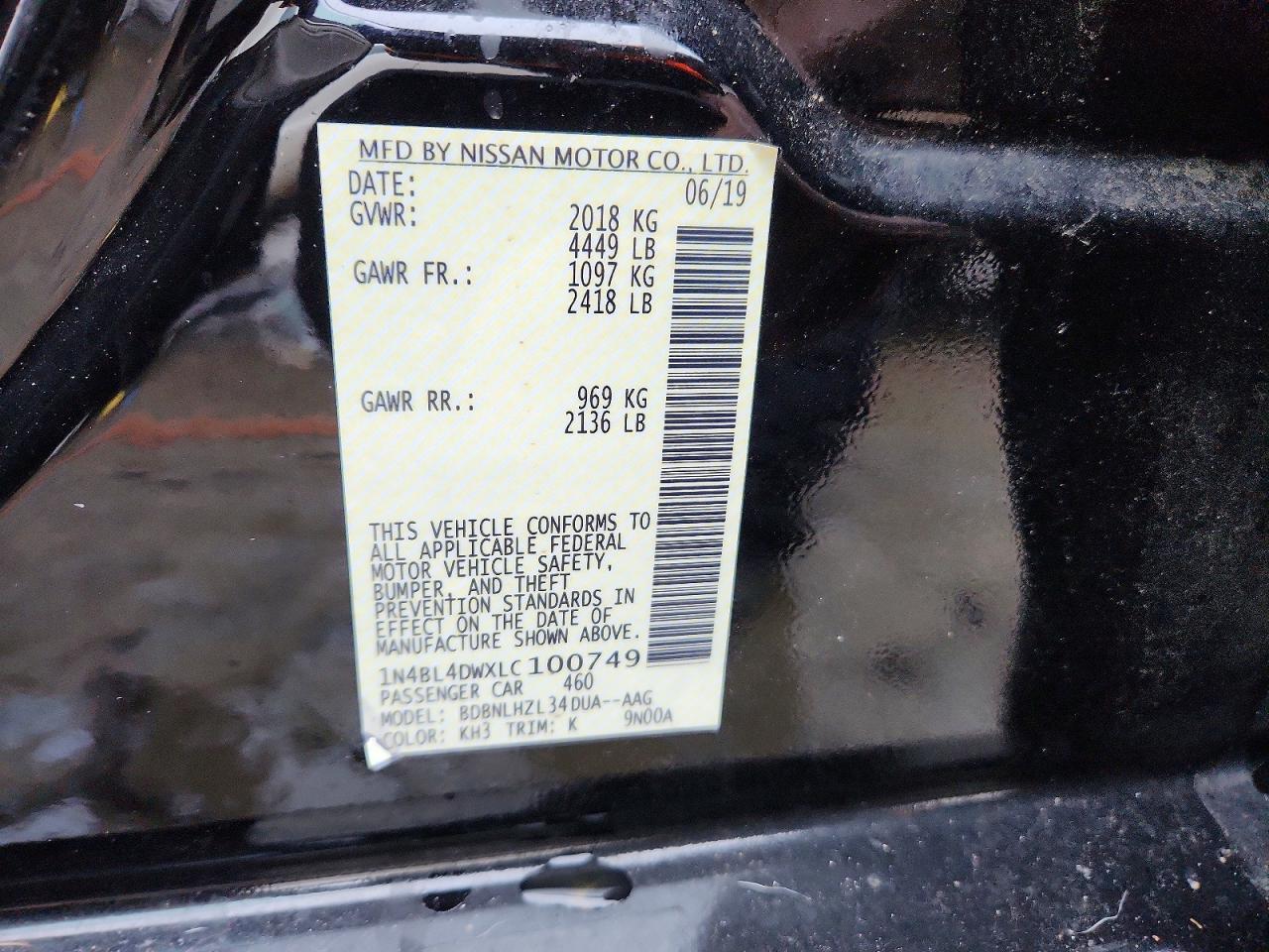 Nissan Altima 2.5 Sv