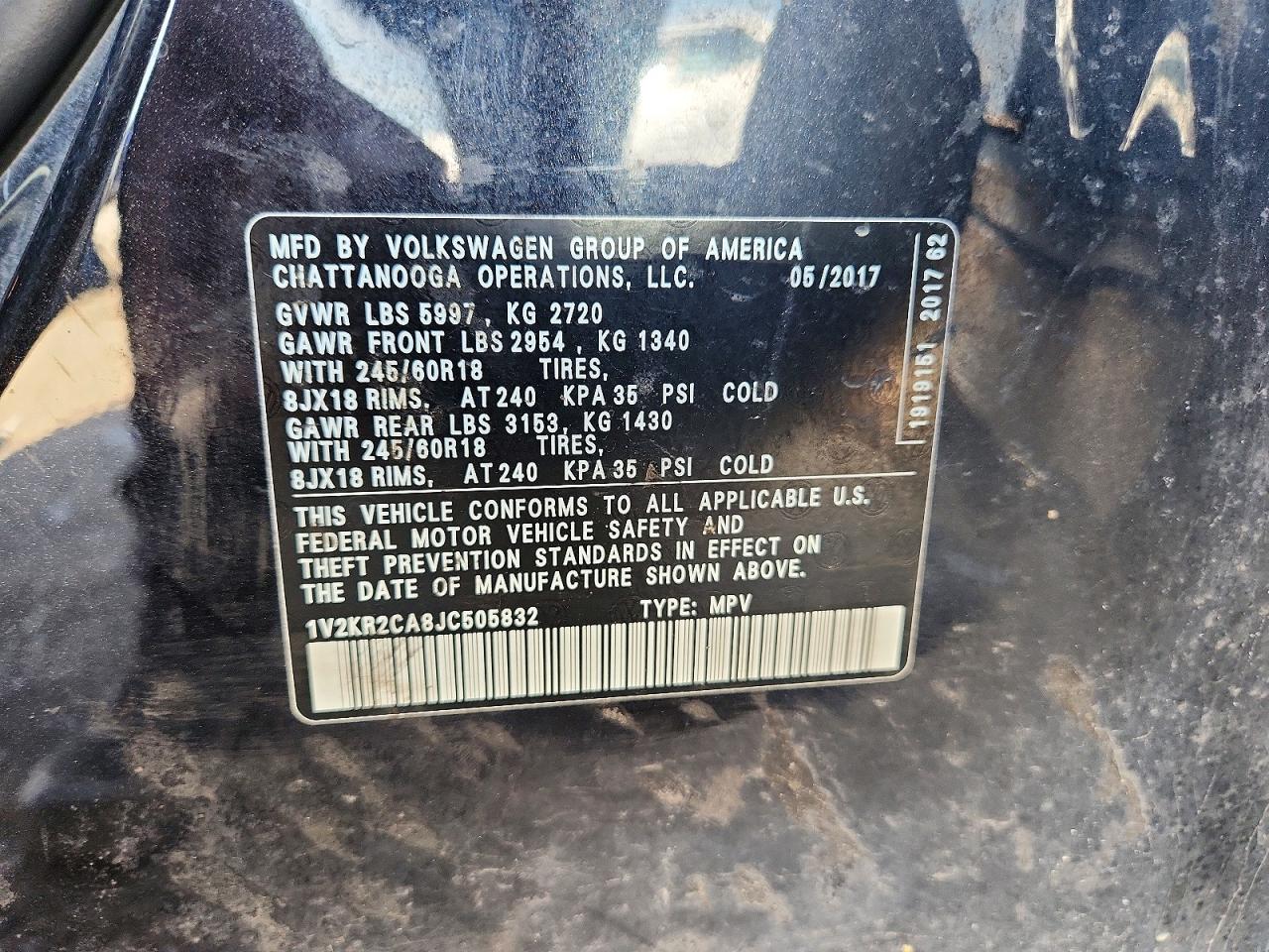 Volkswagen Atlas Se