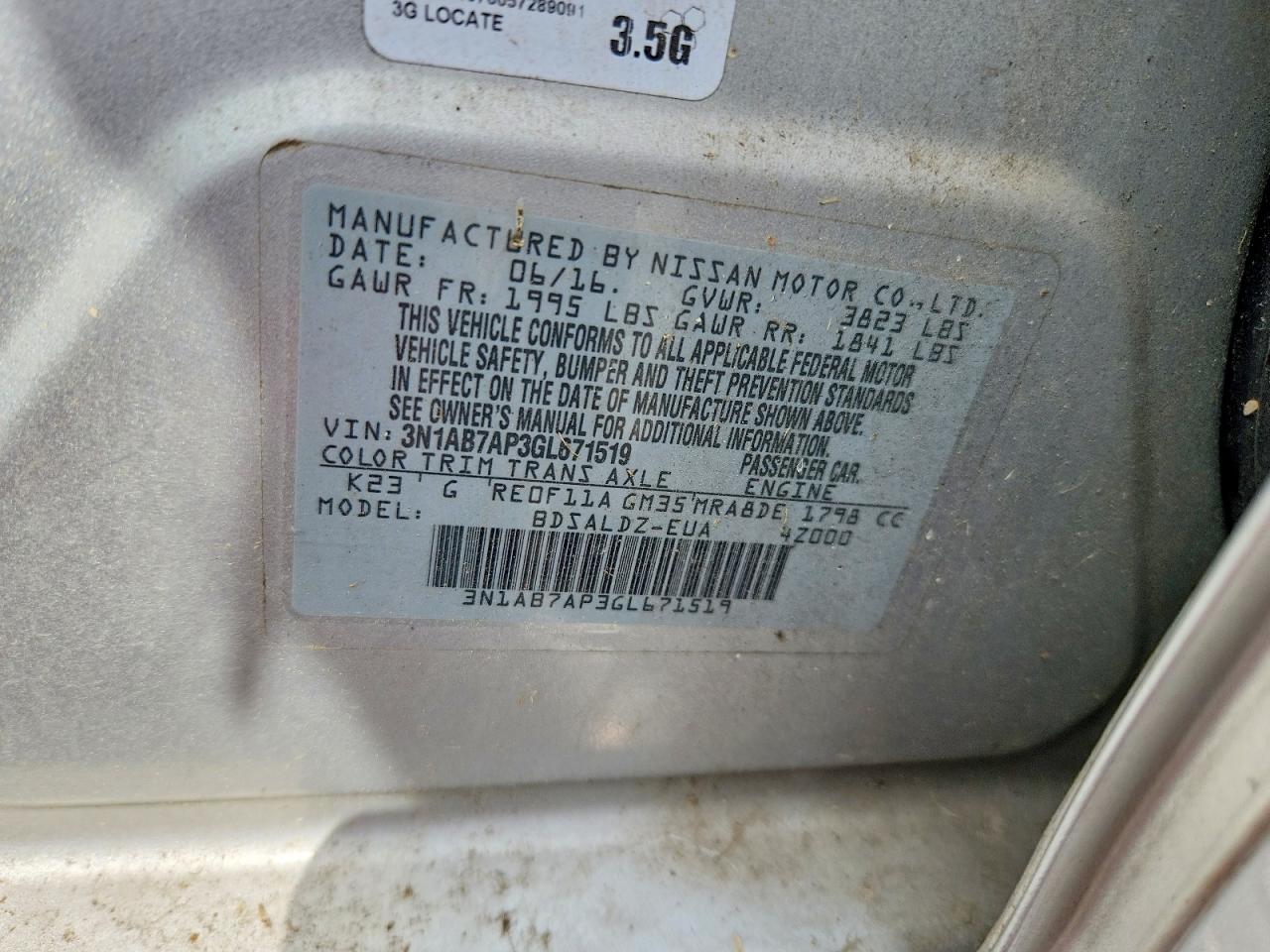 Nissan Sentra Sv